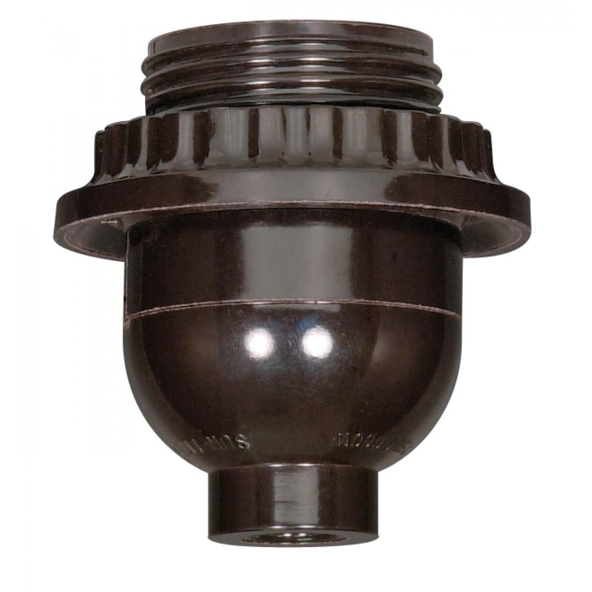 Satco Satco Fixture Accents/Parts Short Keyless With Full Uno Thread And Ring