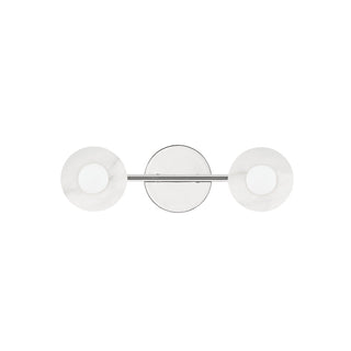 Hudson Valley - 9202-PN - Two Light Bath Bracket - Elmont - Polished Nickel from Lighting & Bulbs Unlimited in Charlotte, NC
