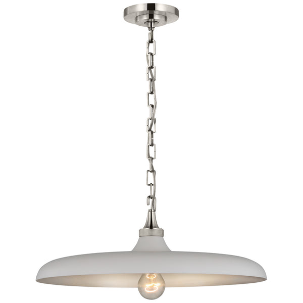 Visual Comfort Signature - TOB 5115PN-PW - LED Pendant - Piatto - Polished Nickel from Lighting & Bulbs Unlimited in Charlotte, NC