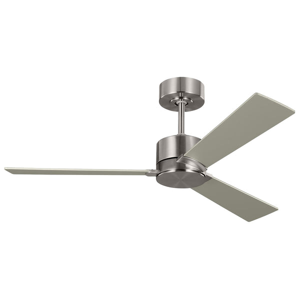 Visual Comfort Fan - 3RZR44BS - 44"Ceiling Fan - Rozzen - Brushed Steel from Lighting & Bulbs Unlimited in Charlotte, NC