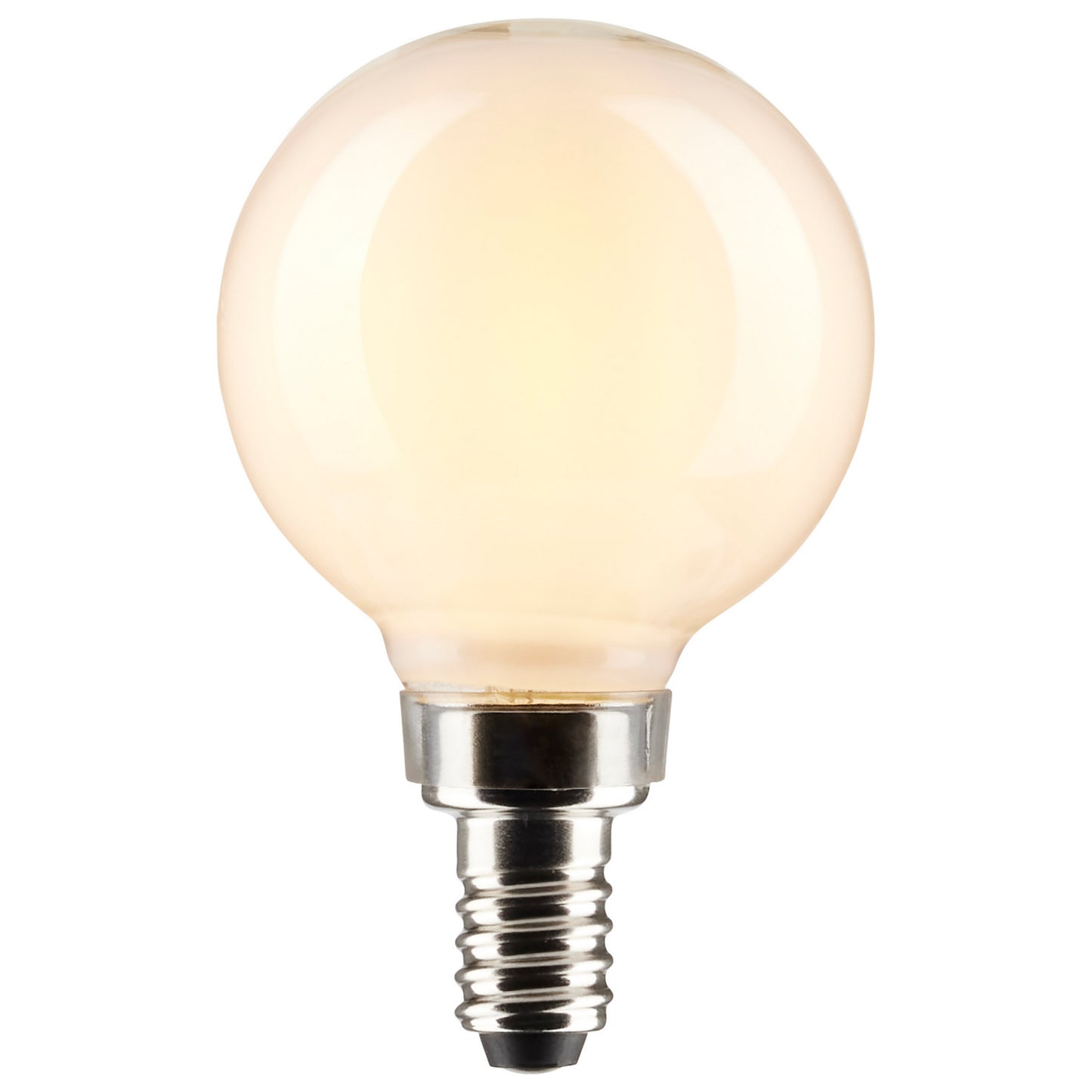 Globe 5.5 Watt (60 Watt Equivalent) Candelabra G16.5 120V LED 3000k Light Bulb by Satco