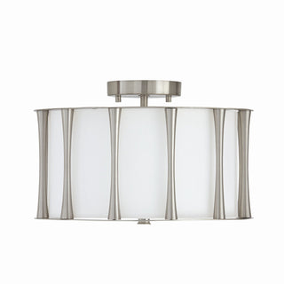 Capital Lighting - 244631BN - Three Light Semi-Flush Mount - Bodie - Brushed Nickel from Lighting & Bulbs Unlimited in Charlotte, NC