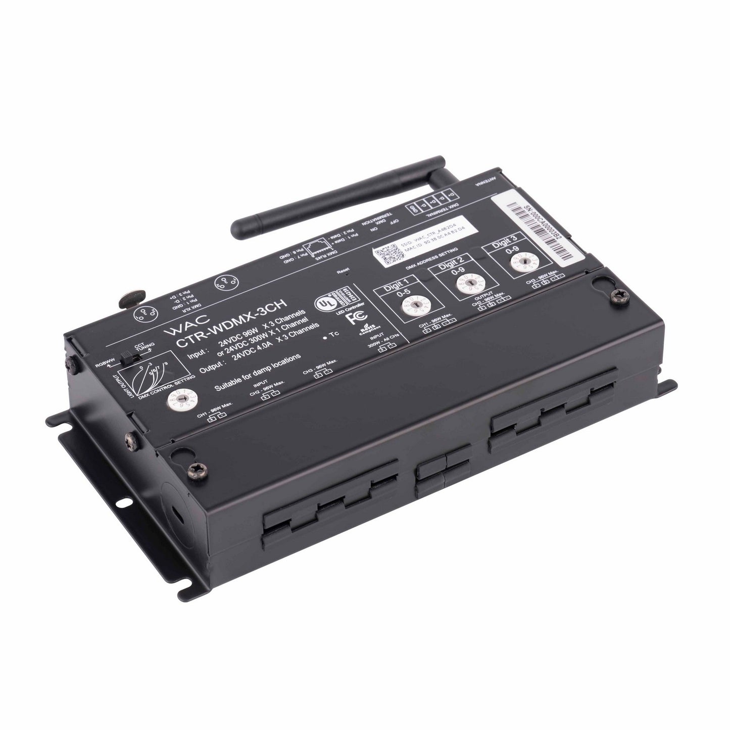 W.A.C. Lighting-CTR-WDMX-3CH|MAIN