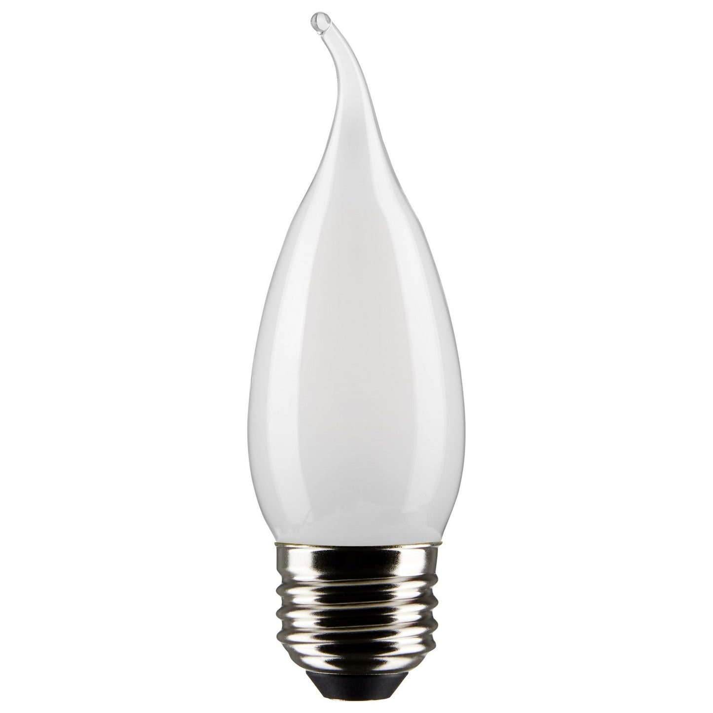 Flame Tip 4 Watt E26 CA10 120.00V LED 2700k Light Bulb by Satco
