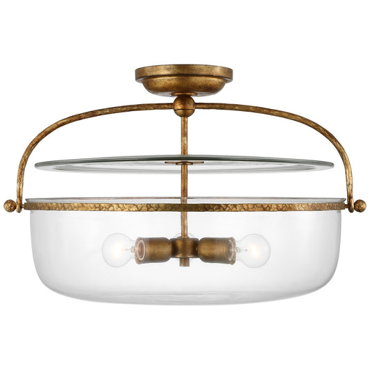 Lorford Semi-Flush Mount Ceiling Light by Visual Comfort Signature