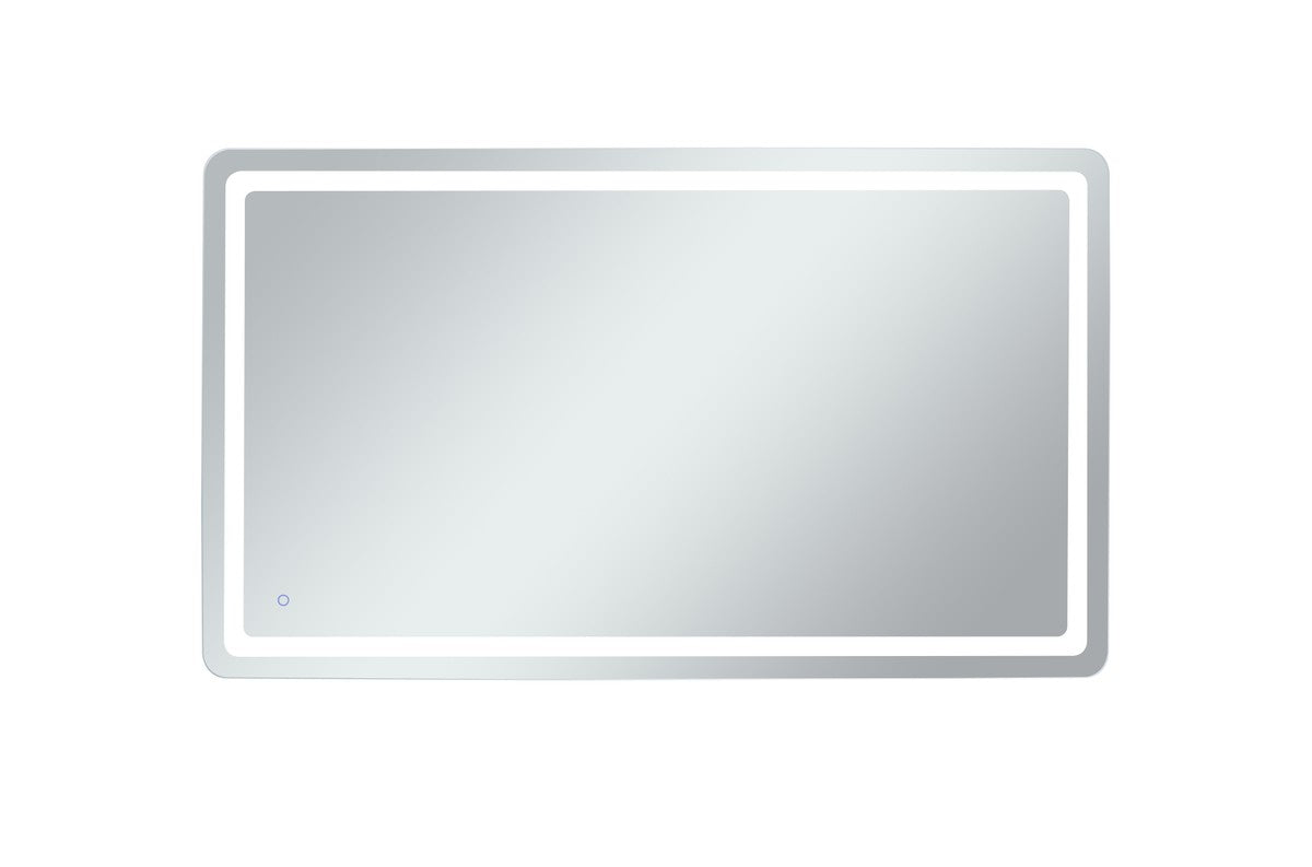 Genesis Mirror by Elegant Lighting – Size: 72.00"L x 72.00"W x 42.00"H – Finish: Glossy White – Elegant Lighting-MRE34272