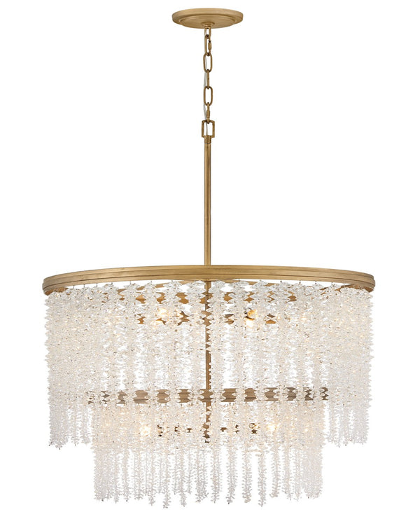 Fredrick Ramond - FR41498BNG - LED Chandelier - Rubina - Burnished Gold from Lighting & Bulbs Unlimited in Charlotte, NC
