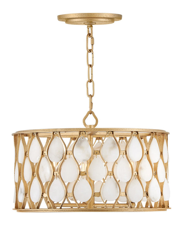 Fredrick Ramond - FR41503PI - LED Convertible Semi-Flush Mount - Estie - Piastra Gold from Lighting & Bulbs Unlimited in Charlotte, NC