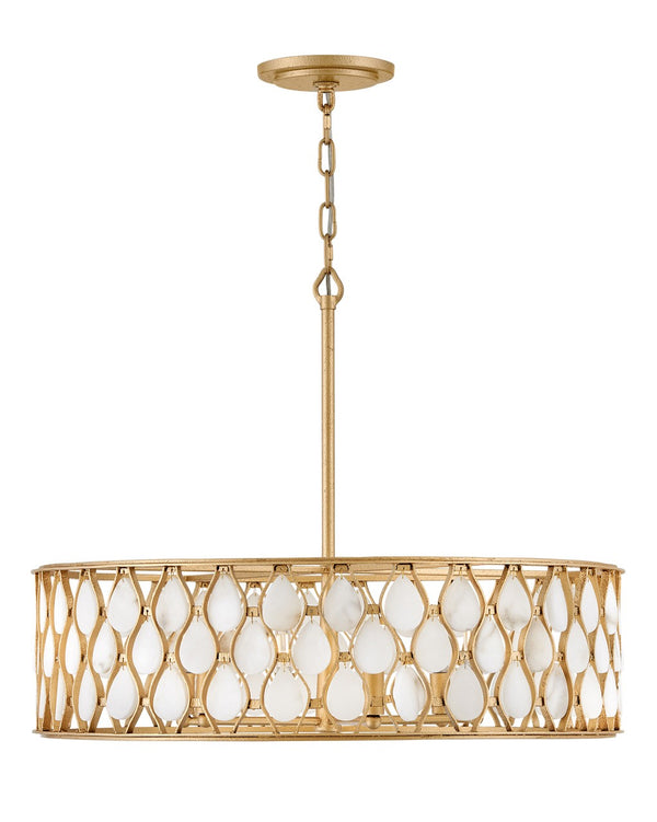 Fredrick Ramond - FR41505PI - LED Chandelier - Estie - Piastra Gold from Lighting & Bulbs Unlimited in Charlotte, NC