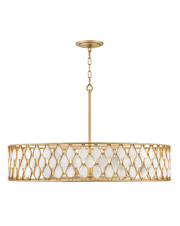 Fredrick Ramond - FR41506PI - LED Chandelier - Estie - Piastra Gold from Lighting & Bulbs Unlimited in Charlotte, NC