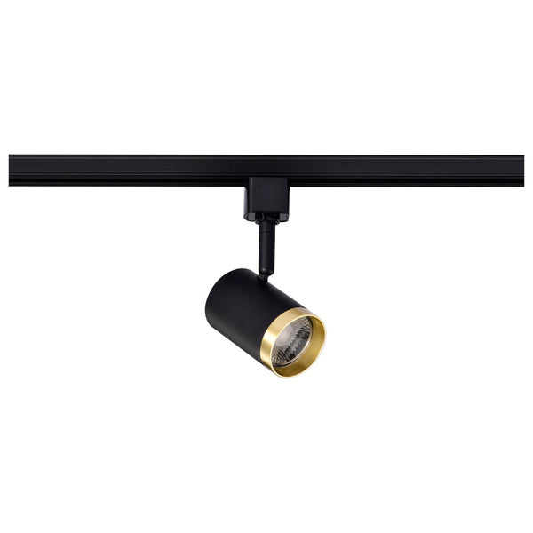 Nuvo Lighting - TH647 - LED Track Head - Matte Black / Brushed Brass from Lighting & Bulbs Unlimited in Charlotte, NC