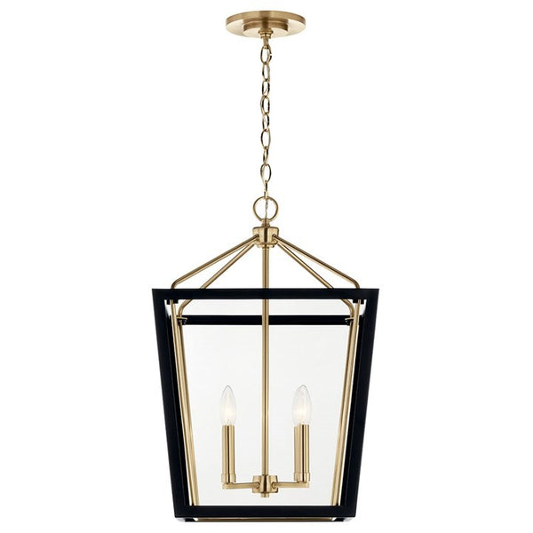 Kichler - 52620CPZBK - Four Light Foyer Pendant - Delvin - Champagne Bronze from Lighting & Bulbs Unlimited in Charlotte, NC