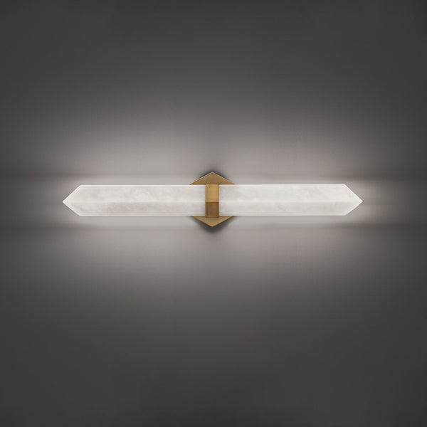 Modern Forms - WS-20428-AB - LED Bath Vanity - Javelin - Aged Brass from Lighting & Bulbs Unlimited in Charlotte, NC