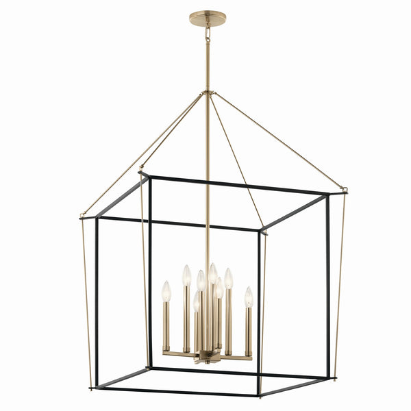 Kichler - 52628CPZ - Eight Light Foyer Pendant - Eisley - Champagne Bronze from Lighting & Bulbs Unlimited in Charlotte, NC