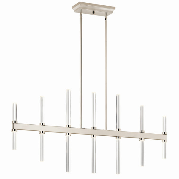 Kichler - 52670PN - LED Linear Chandelier - Sycara - Polished Nickel from Lighting & Bulbs Unlimited in Charlotte, NC