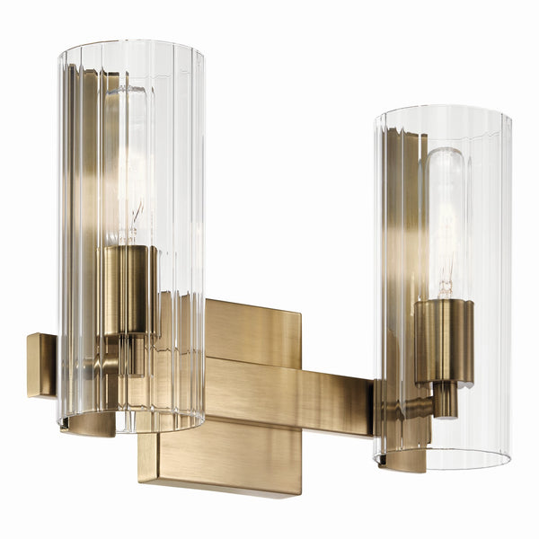Kichler - 55167CPZ - Two Light Vanity - Jemsa - Champagne Bronze from Lighting & Bulbs Unlimited in Charlotte, NC