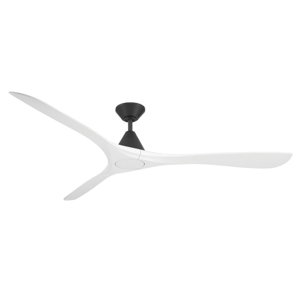 Modern Forms Fans - FR-D2504-72-MB/MW - 72"Ceiling Fan - Carve - Matte Black/Matte White from Lighting & Bulbs Unlimited in Charlotte, NC