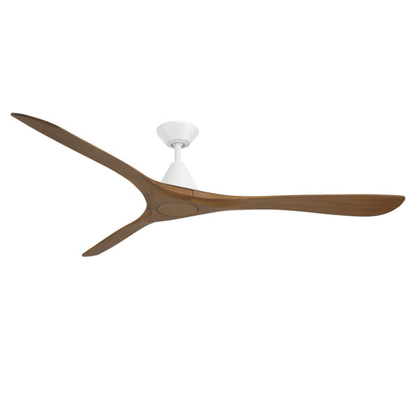 Modern Forms Fans - FR-D2504-72-MW/DK - 72"Ceiling Fan - Carve - Matte White/Distressed Koa from Lighting & Bulbs Unlimited in Charlotte, NC