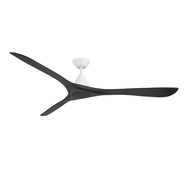 Modern Forms Fans - FR-D2504-72-MW/MB - 72"Ceiling Fan - Carve - Matte White/Matte Black from Lighting & Bulbs Unlimited in Charlotte, NC