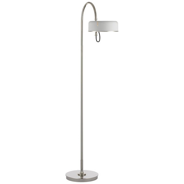 Visual Comfort Signature - TOB 1130PN-WHT - LED Floor Lamp - Oso - Polished Nickel from Lighting & Bulbs Unlimited in Charlotte, NC