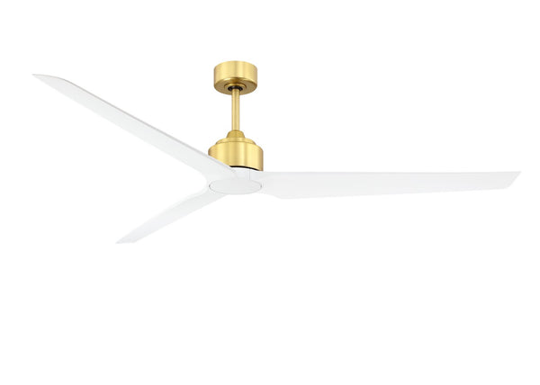 Motor from the TriAire Custom Collection in Brushed Satin Brass Finish by Fanimation