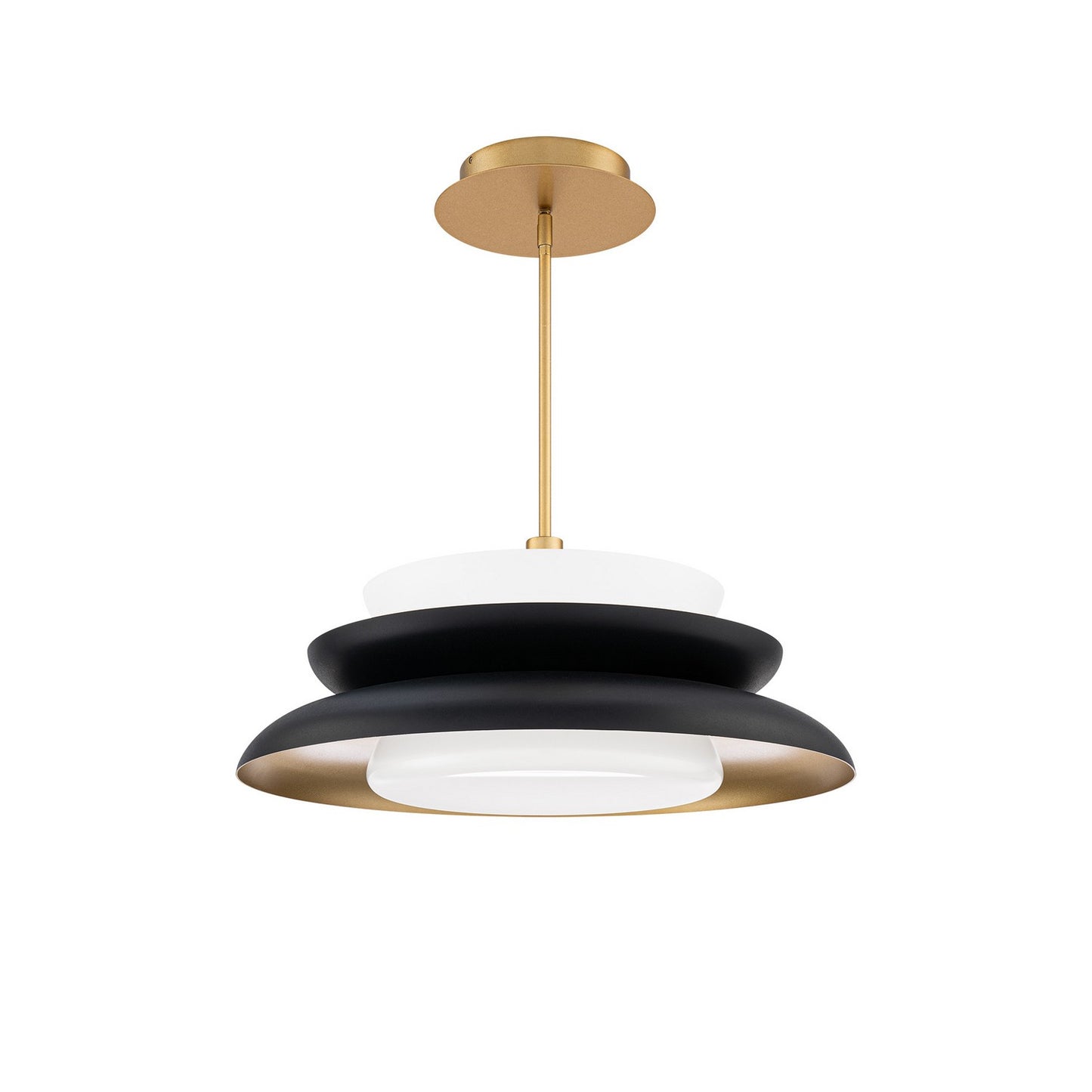W.A.C. Lighting-PD406624-TWA-BK/GO|MAIN