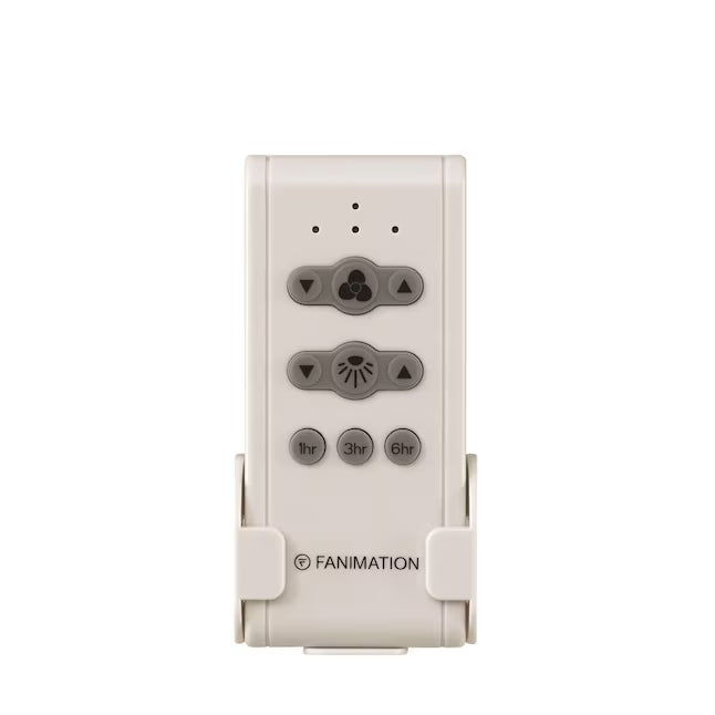 Fanimation TR800 3-Speed Ceiling Fan & Light Handheld Remote Control with Dimming & CCT Select for Kwartet Fans