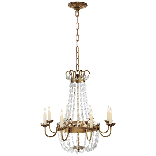Visual Comfort Signature - CHC 1426AB-SG - Eight Light Chandelier - Paris Flea Market - Antique-Burnished Brass from Lighting & Bulbs Unlimited in Charlotte, NC
