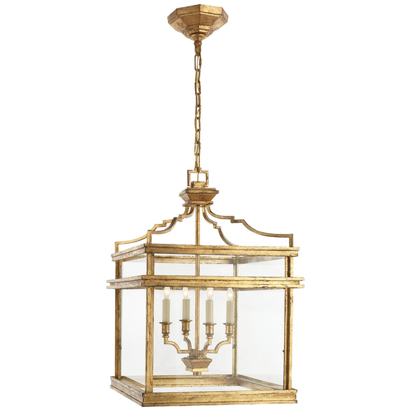 Visual Comfort Signature - CHC 2161GI - Four Light Lantern - Mykonos - Gilded Iron from Lighting & Bulbs Unlimited in Charlotte, NC