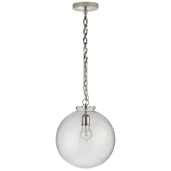 Visual Comfort Signature - TOB 5226PN/G4-SG - One Light Pendant - Katie Globe - Polished Nickel from Lighting & Bulbs Unlimited in Charlotte, NC