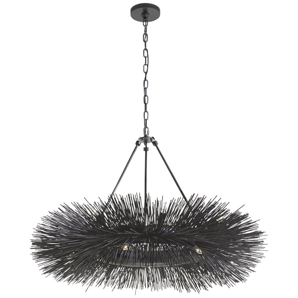 Visual Comfort Signature - KW 5181AI - 16 Light Chandelier - Strada - Aged Iron from Lighting & Bulbs Unlimited in Charlotte, NC
