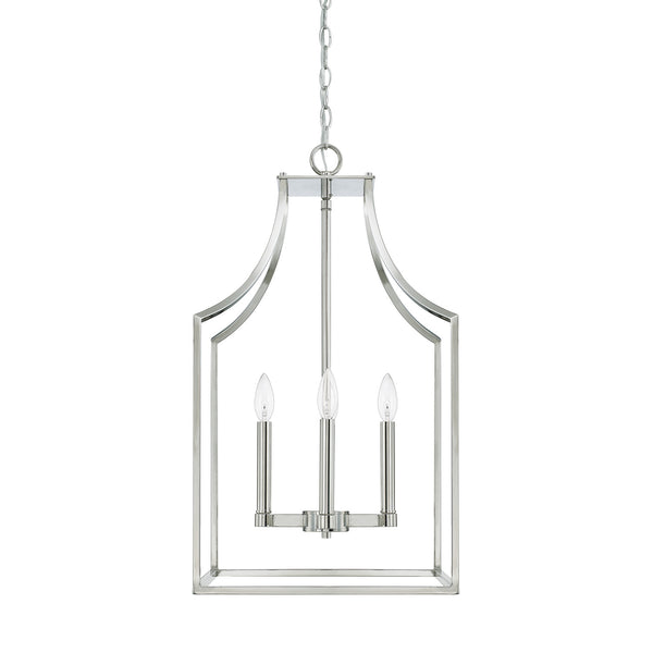 Four Light Foyer from the Wright Collection in Polished Nickel Finish by Capital Lighting
