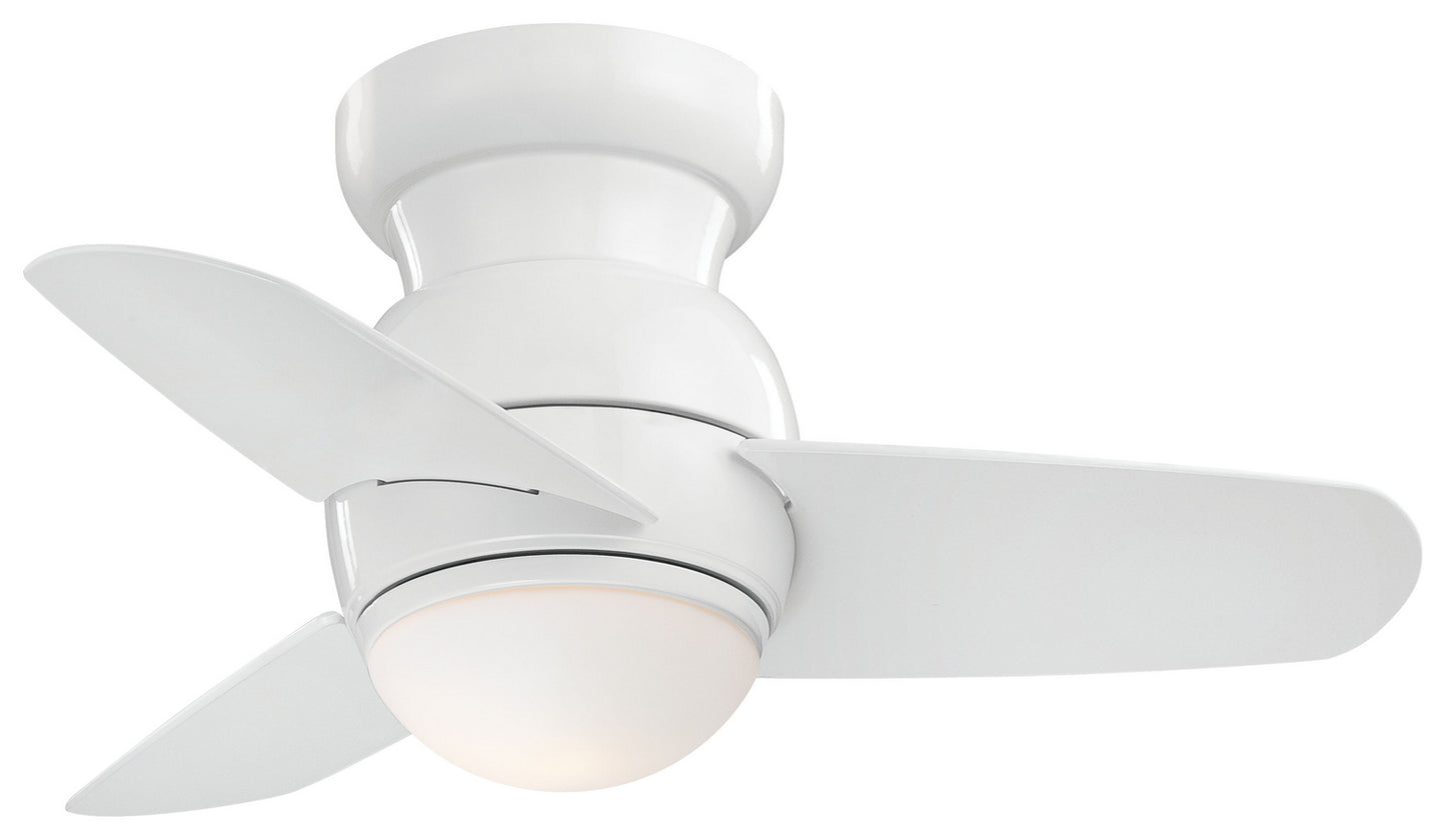Spacesaver Hugger Ceiling Fan with Light by Minka Aire