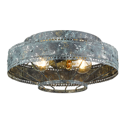 Ferris Flush Mount Ceiling Light by Golden