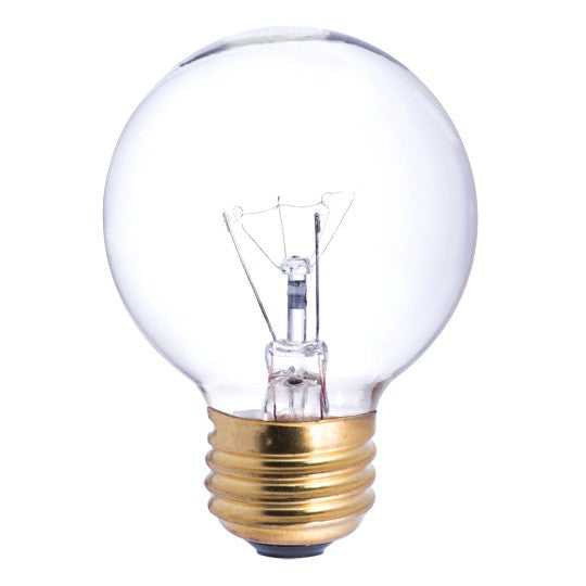 Light Bulb from the Globe Collection in Clear Finish by Bulbrite