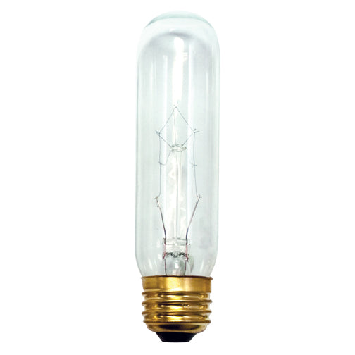 Tubular 25 Watt E26 T10 130V Incandescent 2700k Light Bulb by Bulbrite