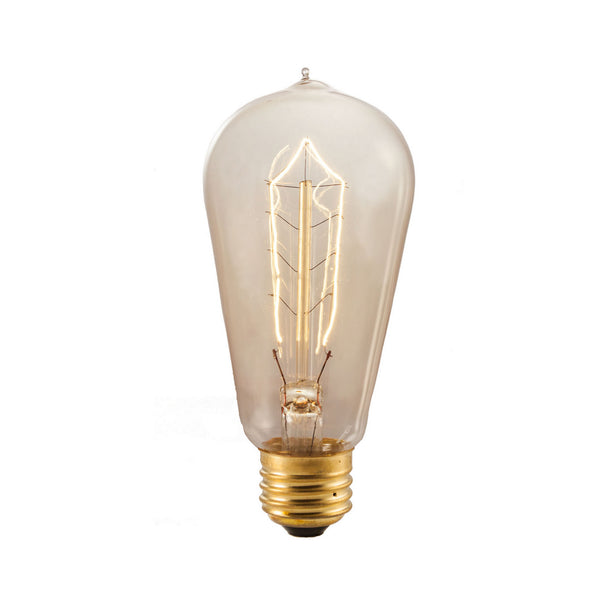 Light Bulb from the Nostalgic Collection in Antique Finish by Bulbrite