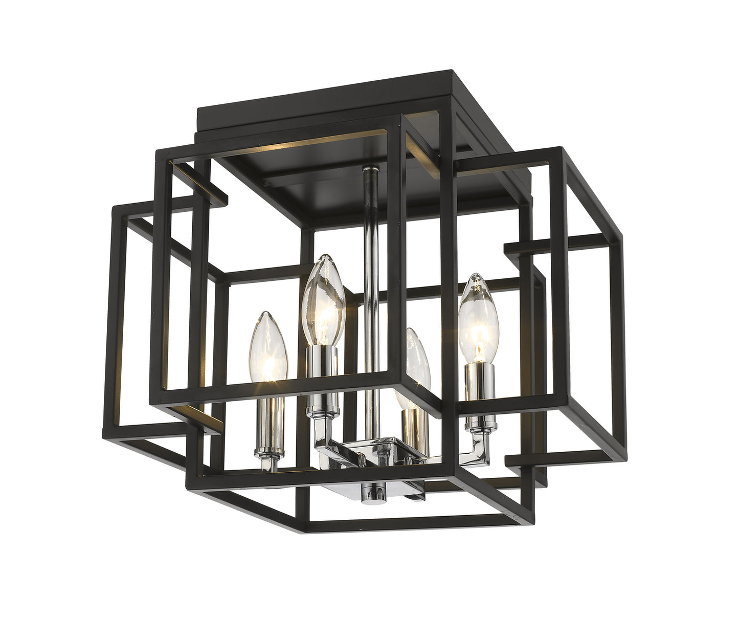 Z-Lite-454F-BK-CH|MAIN