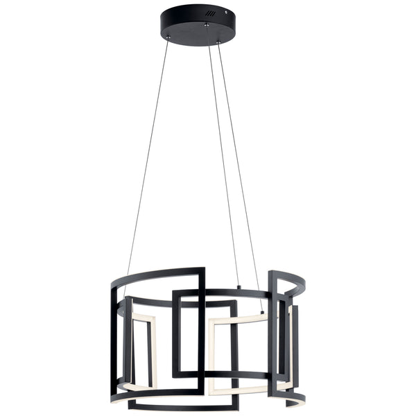 Kichler - 84133 - LED Pendant - Melko - Black from Lighting & Bulbs Unlimited in Charlotte, NC