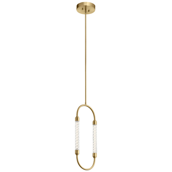 Kichler - 84150 - LED Mini Pendant - Delsey - Champagne Gold from Lighting & Bulbs Unlimited in Charlotte, NC