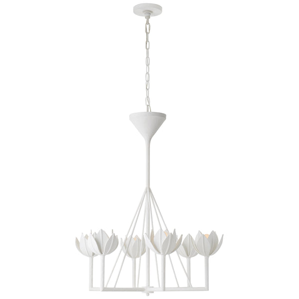 Visual Comfort Signature - JN 5003PW - Six Light Chandelier - Alberto - Plaster White from Lighting & Bulbs Unlimited in Charlotte, NC