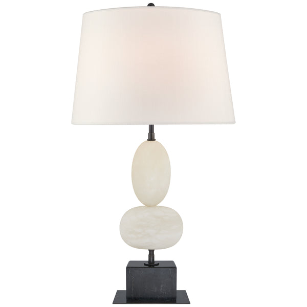 Visual Comfort Signature - TOB 3980ALB/BM-L - One Light Table Lamp - Dani - Alabaster And Black Marble from Lighting & Bulbs Unlimited in Charlotte, NC