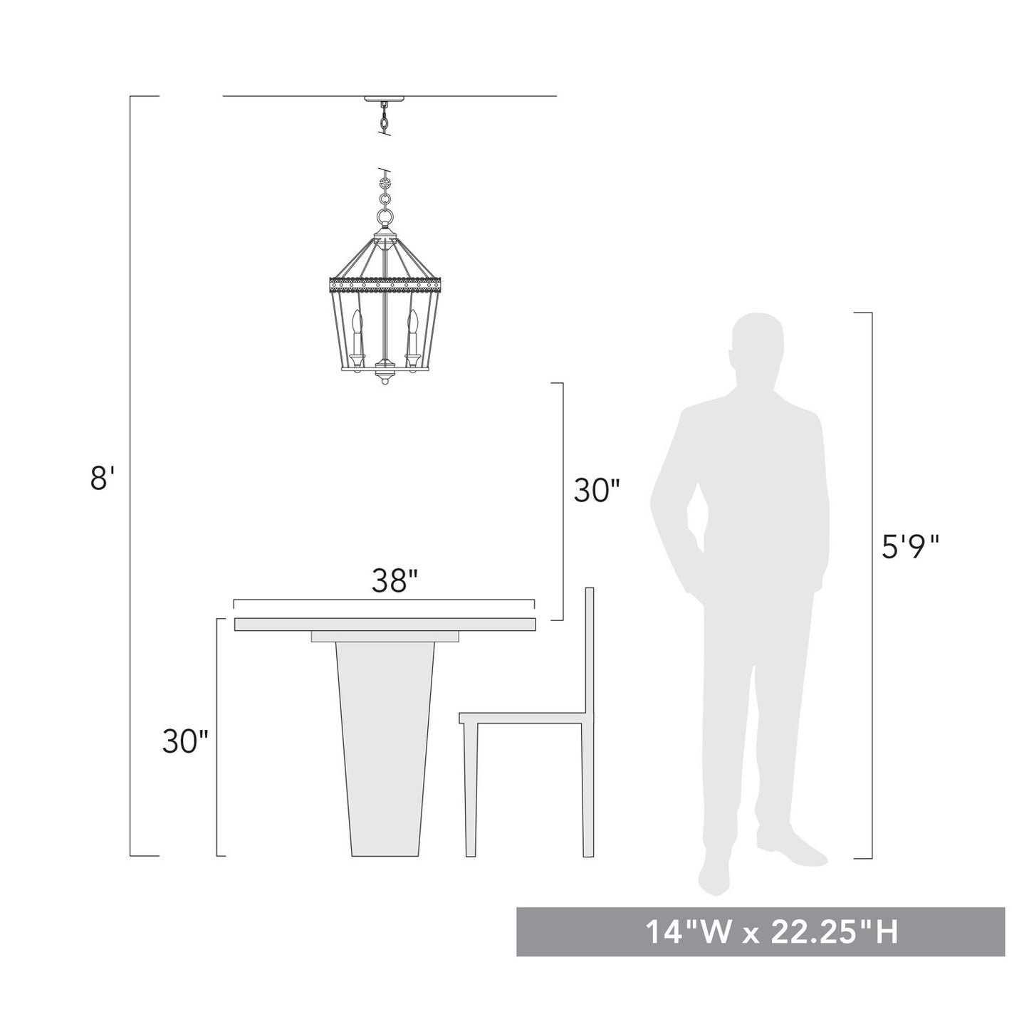 Ferris Pendant by Golden