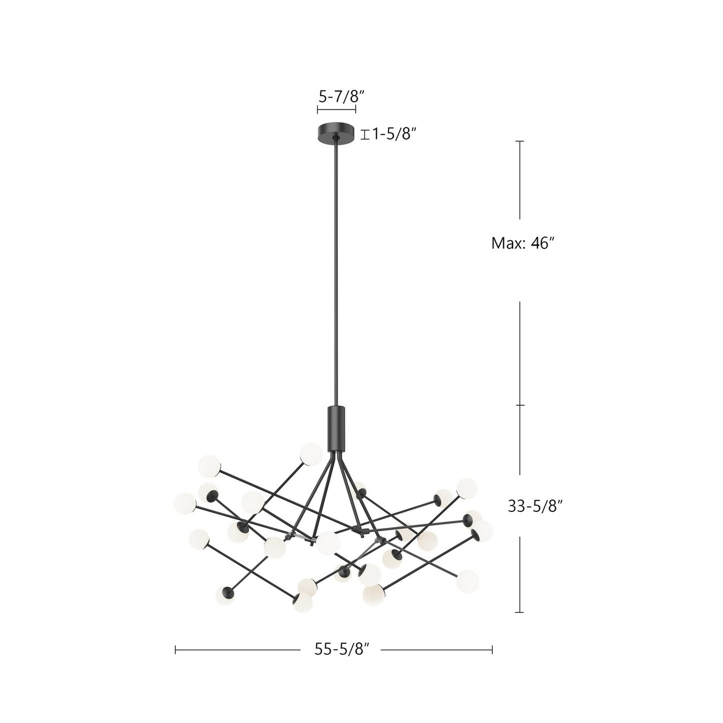 Kuzco Lighting-CH97358-BK|ALT|1