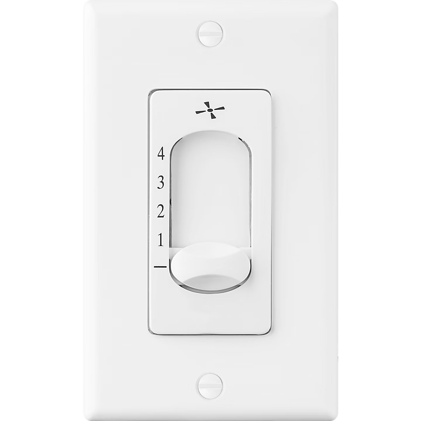 Visual Comfort Fan Universal 4‑Speed Ceiling Fan Wall Control – Hardwired Fan Control for Select Discus, Studio, Weatherford, Colony II & Related Monte Carlo Fans.
