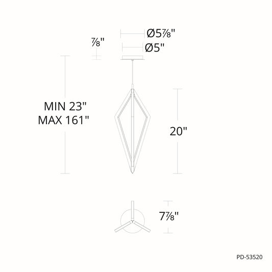 W.A.C. Lighting-PD-53520-40-BK|ALT|1