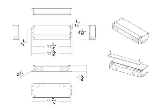W.A.C. Lighting-PS-24DC-U3X96R|ALT|1