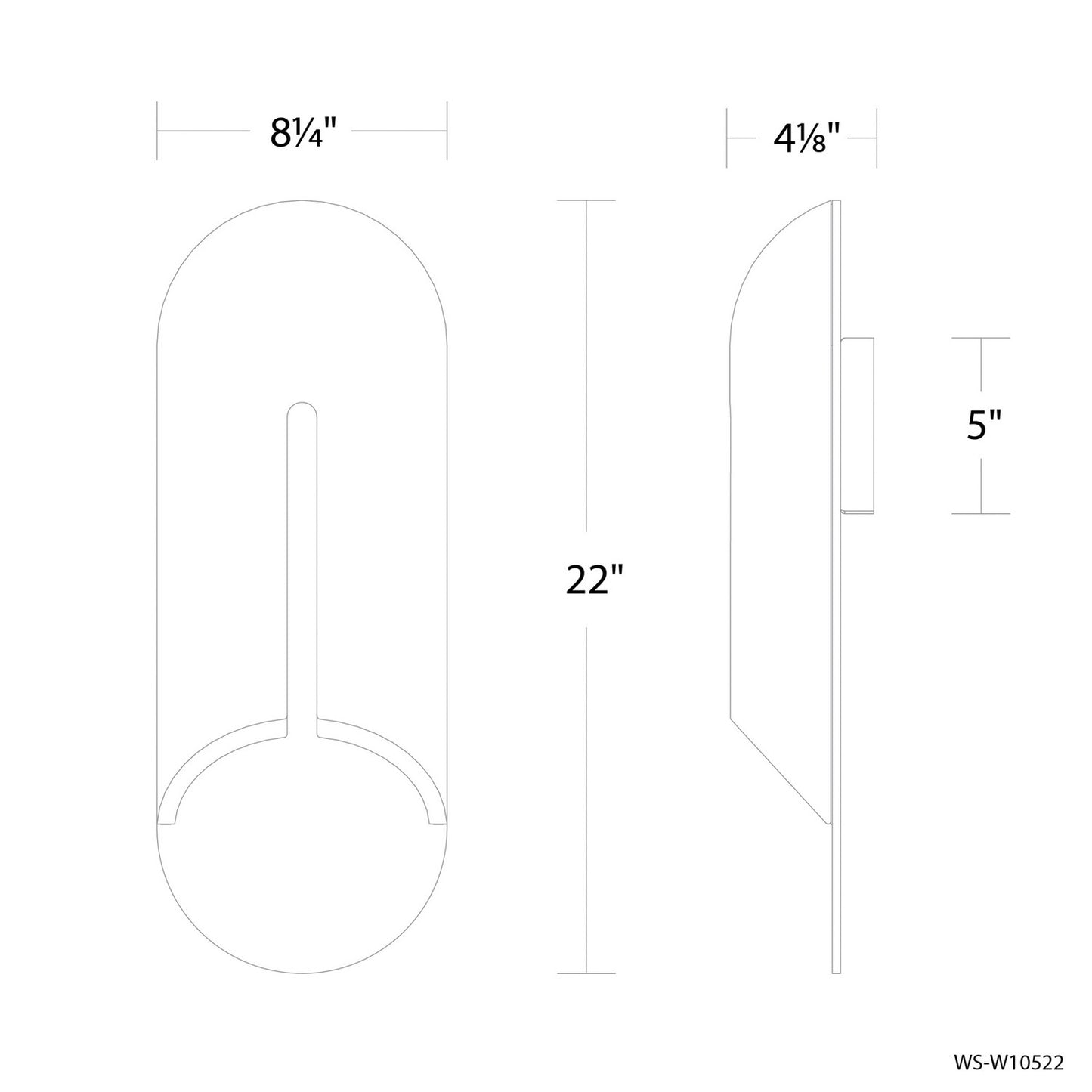 Modern Forms-WS-W10522-40-BV/BK|ALT|1