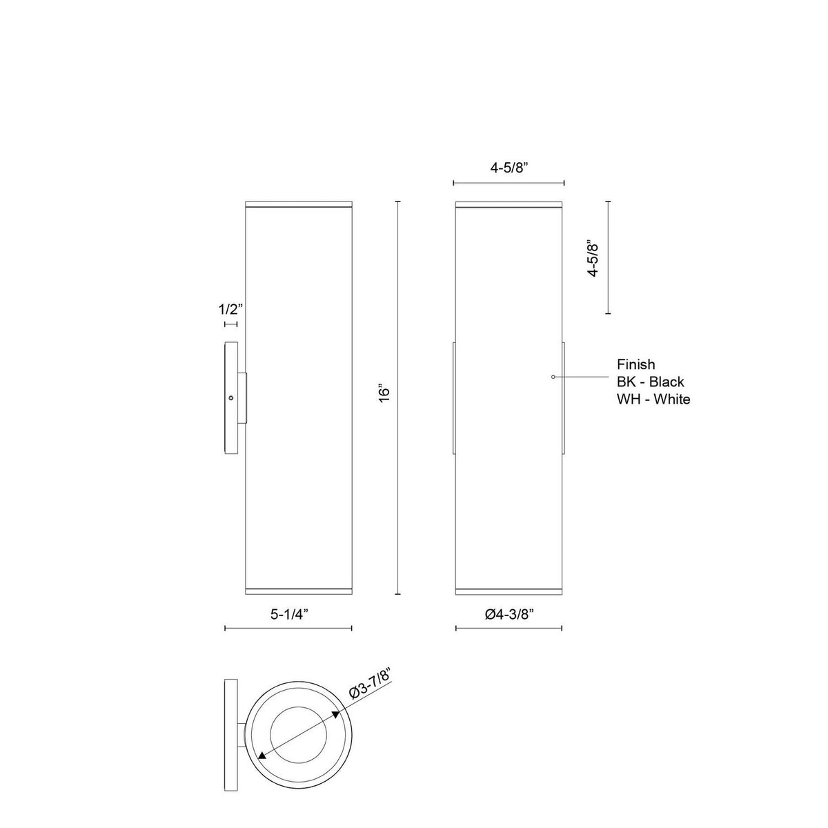 Kuzco Lighting-LD4-UD16W40-3036-WH-UNV-010|ALT|1