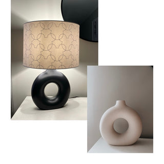 H&M Decor Vase + Ethan Allen Lamp Shape = Your own custom lamp